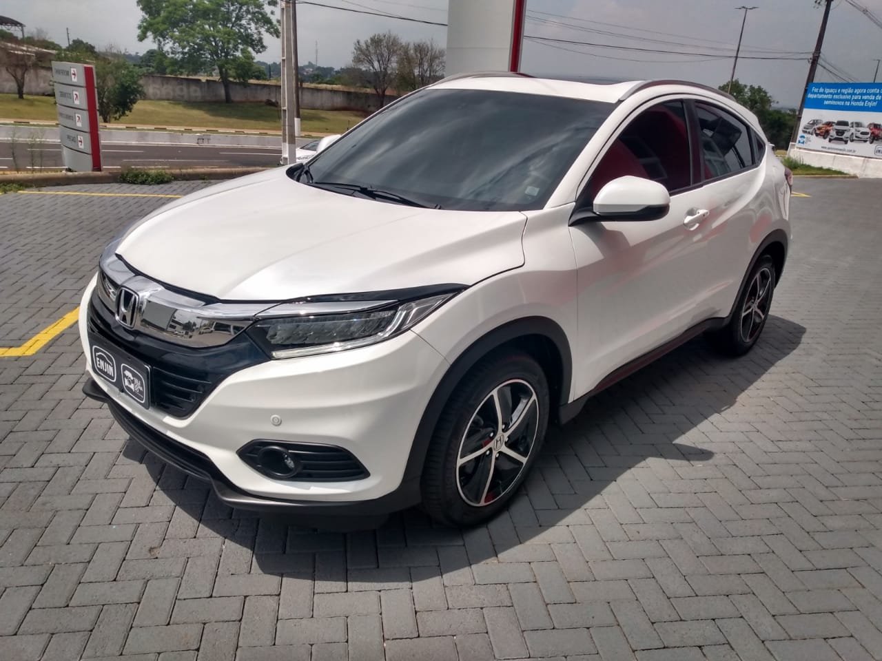 Seminovos Enjin - Honda HRV TOURING 2019/2020 BRANCO ESTELAR